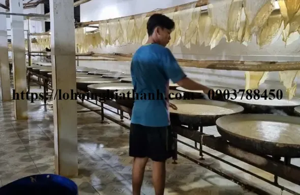 Quy trình sản xuất tàu hủ ky sử dụng hơi nước